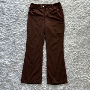 brown jeans